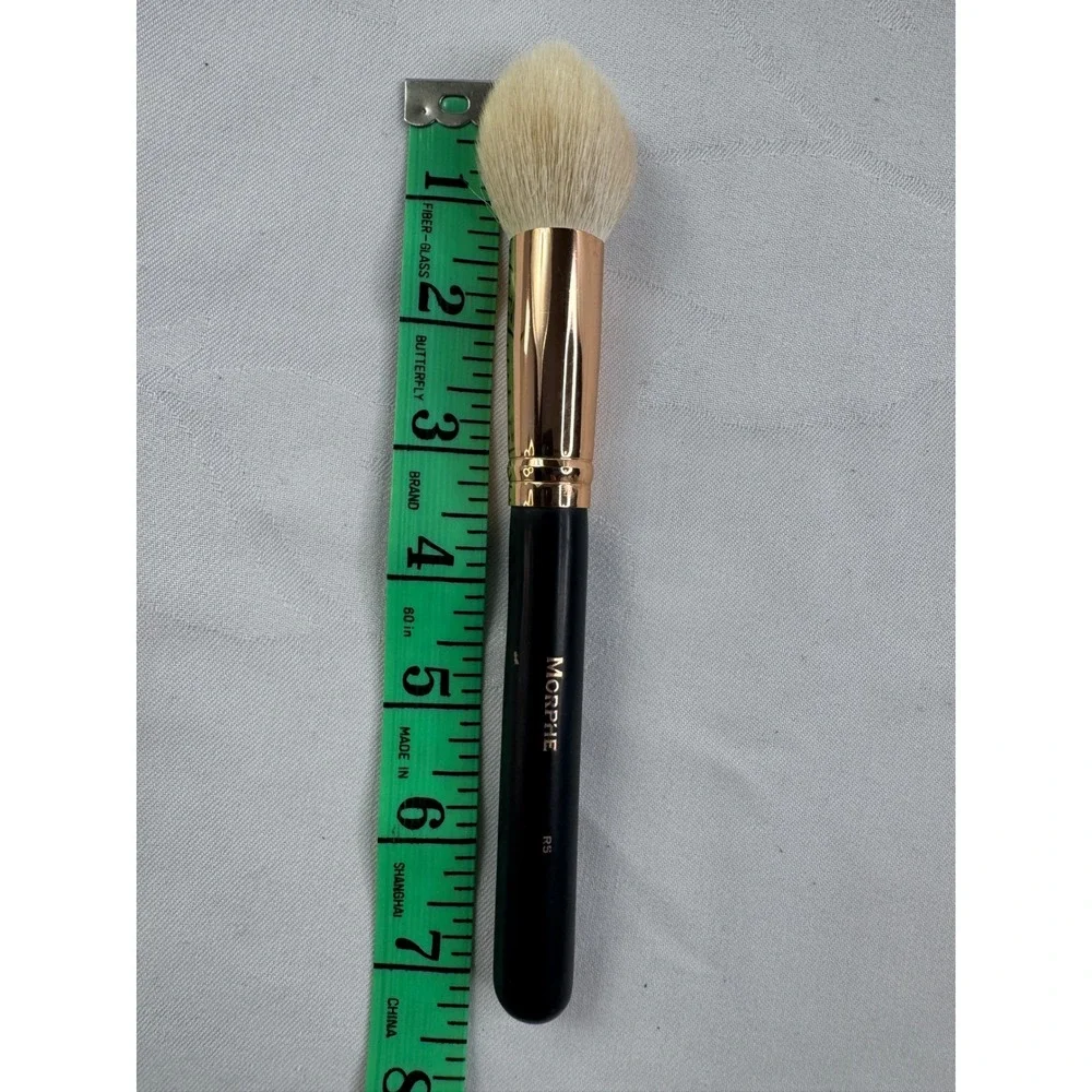 Morphe R5 Pro Pointed Contour Brush Rose Gold Collection Black Handle Tapered